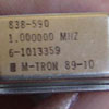 One MHz Crystal Oscillator