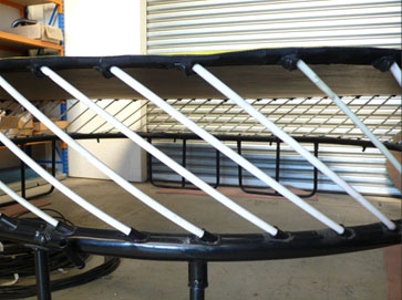 Spring Trampoline Structure Engineering a Safer Bounce: Springfree redesigns the backyard trampoline