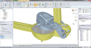 SpaceClaim Engineer's 3D mechanisms capabilities include gear and tangent placement conditions and are completely integrated with SpaceClaim's direct modeling of parts and assemblies. 
