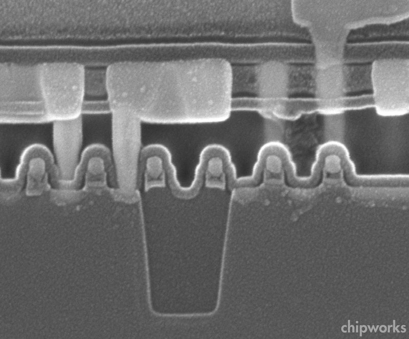 SEM Image Courtesy Chipworks