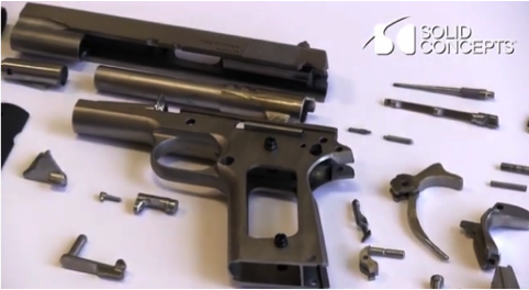 DMLS, gun, metal, steel, inconel, solid concepts, 3d printing, austin, texas, weapon, 