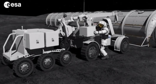 robot, space, esa, lunar, moon, exploration, mars, colony, habitat, 