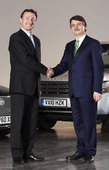 Partners in technology – in March 2011 Dassault’s CEO, Bernard Charles (left), and Jaguar Land Rover’s CEO, Dr. Ralf Speth signed a strategic partnership agreement. They shared a passion for technology and innovation, said Dr Speth, and added that one important goal ”was to speed up the processes”. By the end of this year the moment of thruth will occur, both for Dassault’s ”beyond PLM” platform, 3DEXPERIENCE, and JLR’s iPLM project. According to the latest plan iPLM will be deployed and fully functional by then.