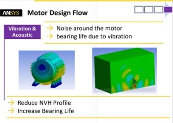 For additional analysis, analysts may need to look into the noise and vibration of the electric motor.