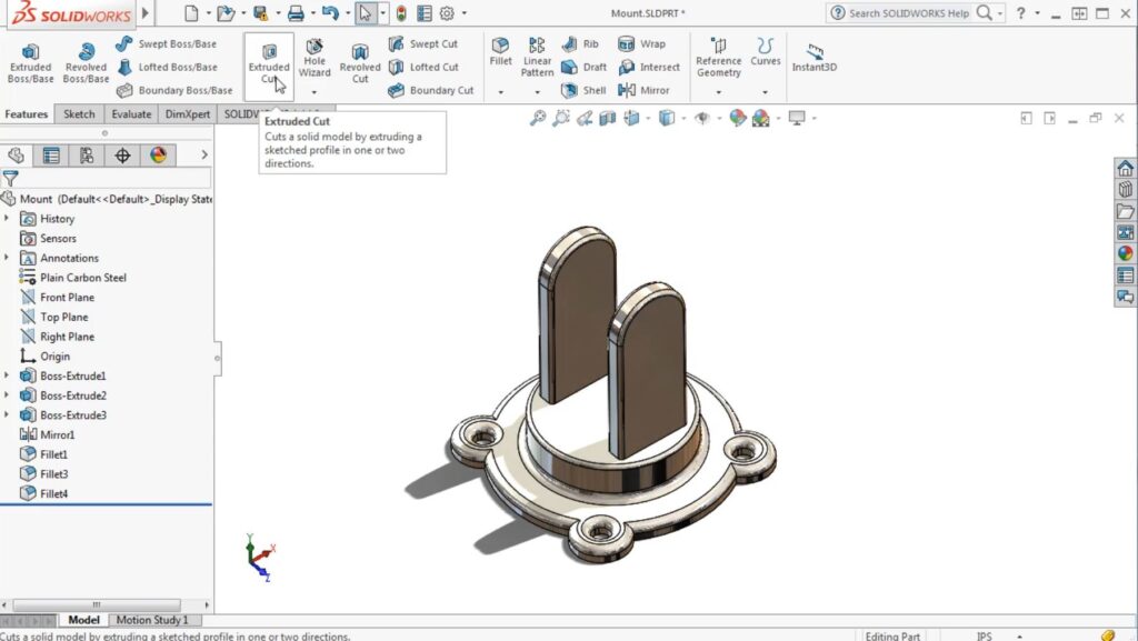ExtrudedCut