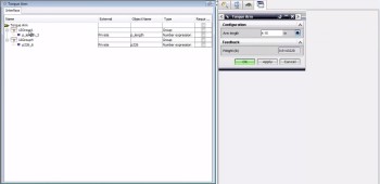 Product Template Studio authoring tool uses drag and drop features to create a customized CAE workflow with dialog boxes for inputs.