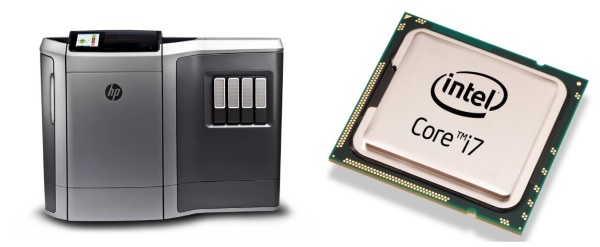 hp, 3d printing, intel