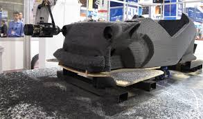 The Cincinnati Inc BAAM building the Local Motors Strati 3D printed car