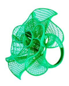 A 3D-printed flower ring printed with 3D Systems Figure 4 JCAST-GRN 20.