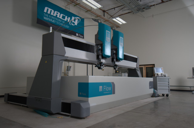 A dual-head Mach 4c waterjet. (Image courtesy of Flow International.)