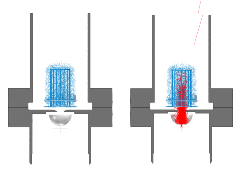 NFICON IE514 ray tracing models using COMSOL Multiphysics.