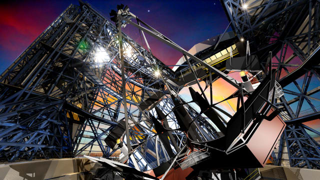3D rendering of the Giant Magellan Telescope. (Image courtesy of GMTO.)