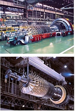 F-series gas turbines. (Image courtesy of MHPS-AMER.)