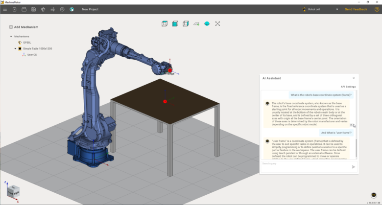 A screenshot of SprutCAM showing the Ency chat AI wizard.