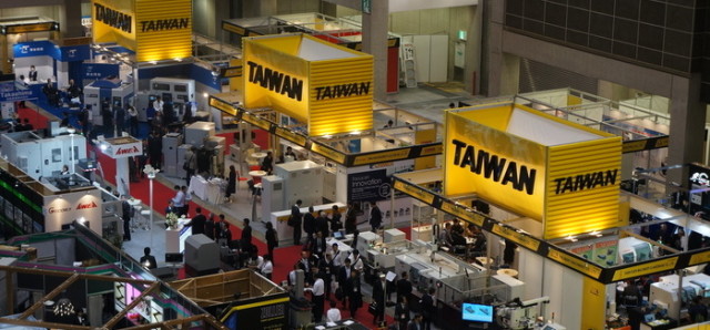 Taiwanese companies at the Japan International Machine Tool Fair (JIMTOF). (I.age courtesy of Taiwan External Trade Development Council.)