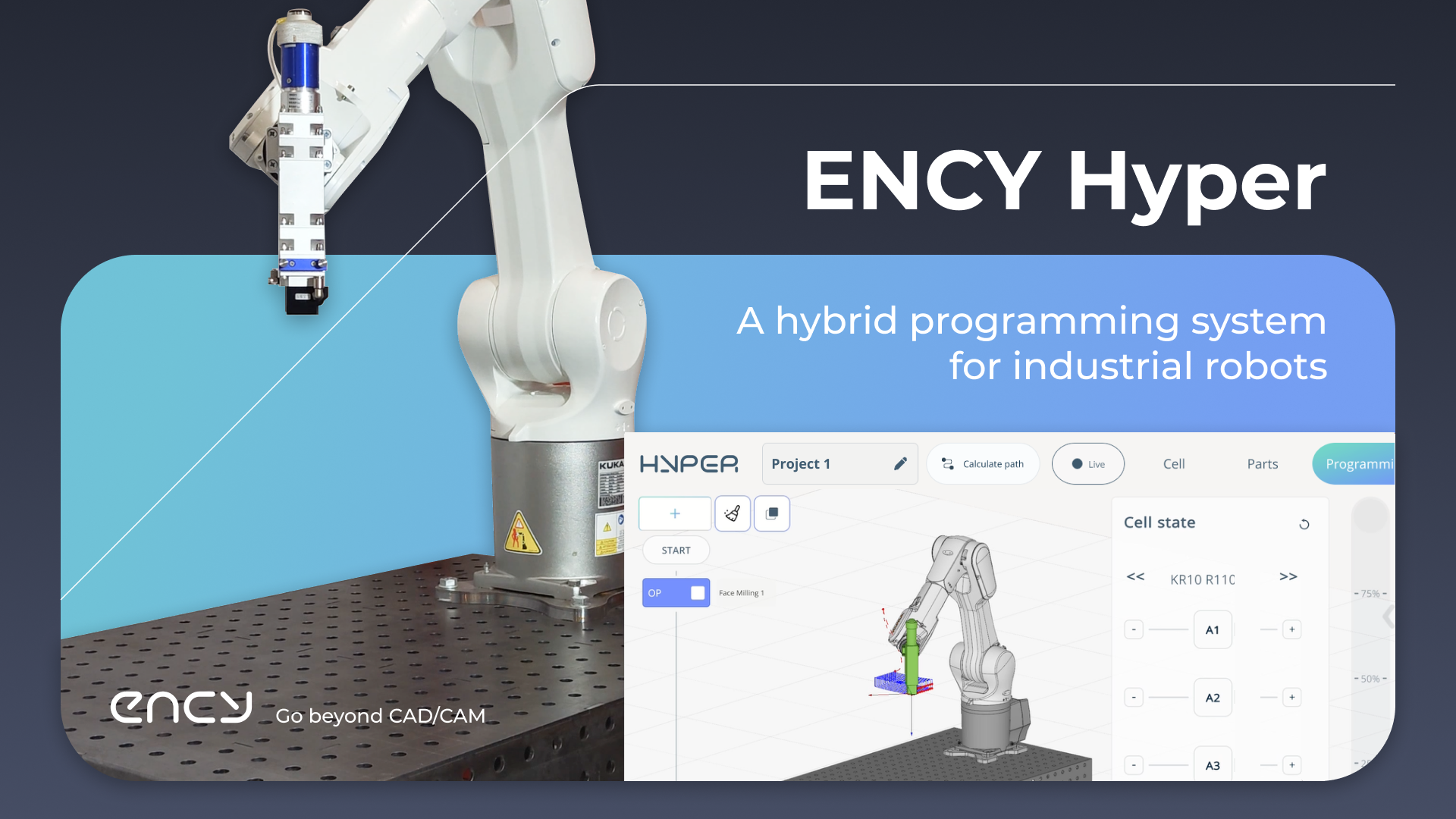 ENCY Hyper released for industrial robot programming