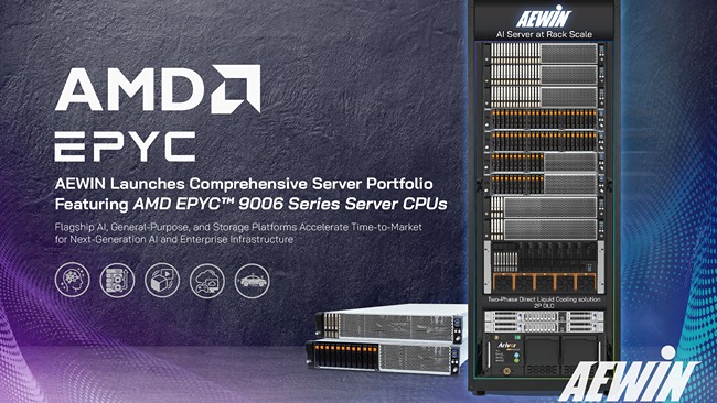 AEWIN Expands Server Line with AMD EPYC 9006 Integration