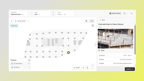 Buildots Enhances Platform with Superstructure Tracking