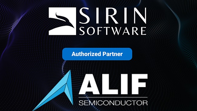 Sirin Software Strengthens IoT and EdgeAI with Alif Partnership