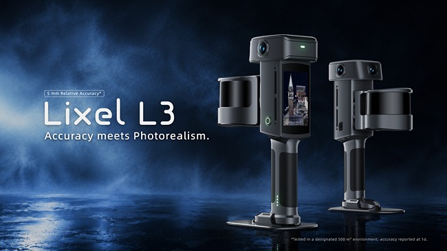 XGRIDS Launches Lixel L3 Scanner with Unmatched Precision