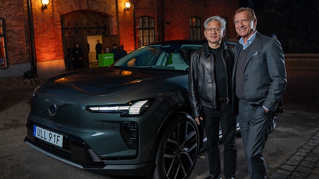 Volvo Cars and NVIDIA Strengthen Ties for Automated Driving